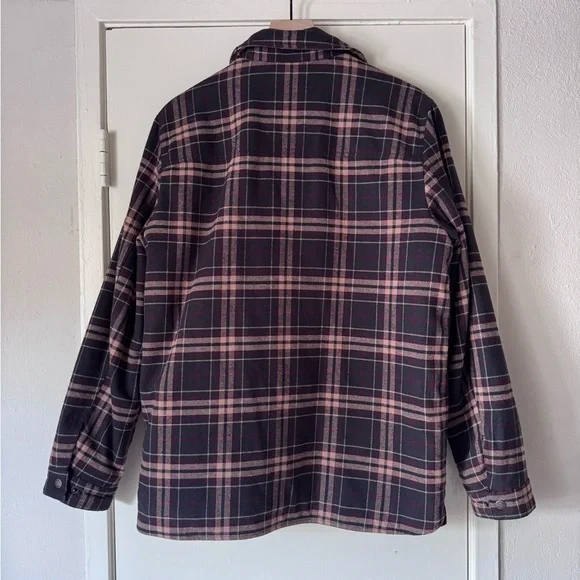 Levi's Dark Plaid Quilted Shacket - Picture 2 of 3